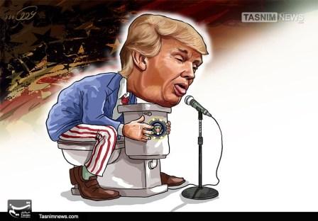 کاریکاتور ترامپ