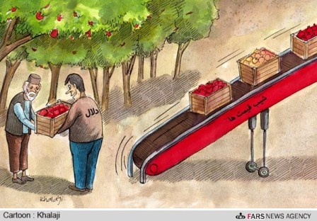 کاریکاتور قیمت میوه