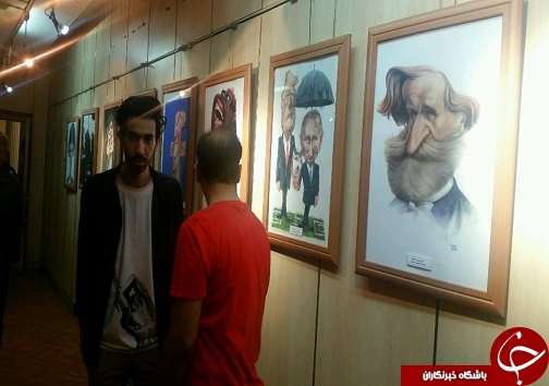نمایشگاه بزرگان کاریکاتوریست چهره جهان