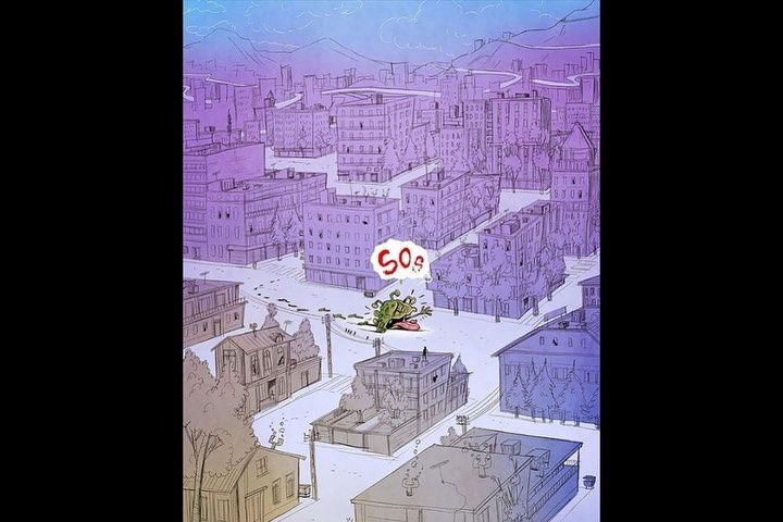 اثر برگزیده علی رادمند در مسابقه کارتون کرونا